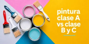 pintura clase A vs clase B y C